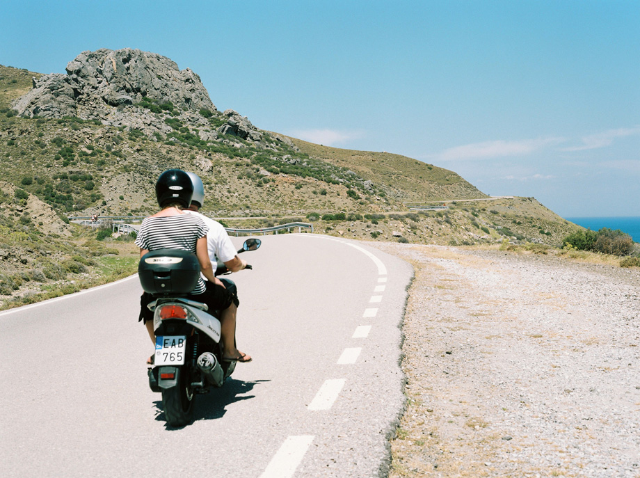 Kos runt på scooter - Grekland